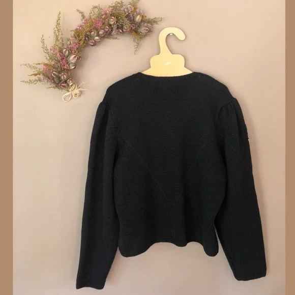 Doen-like Vintage Susan Bristol Embroidered Cardigan L - Picture 6 of 9